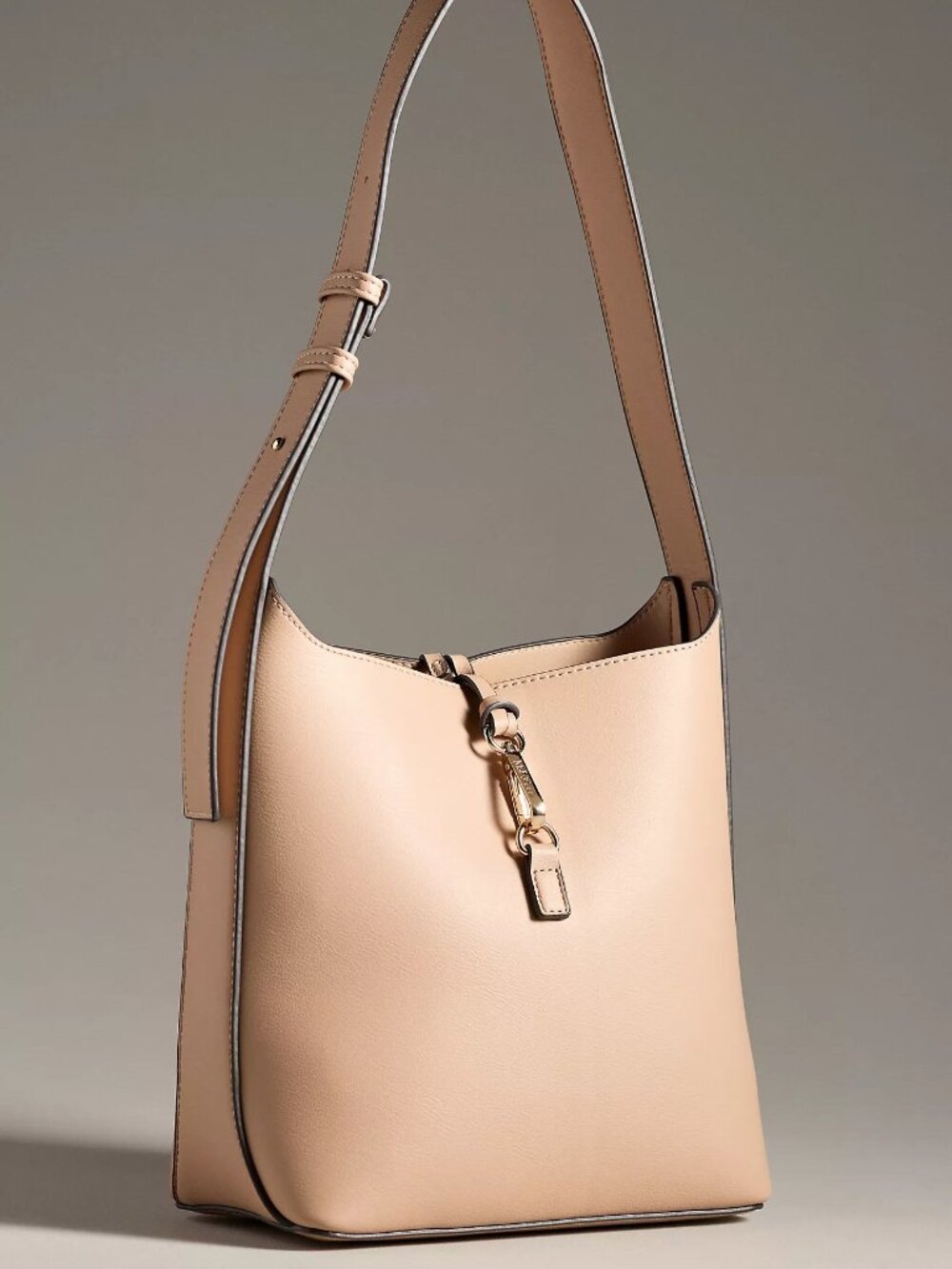NEW Mali + Lili Camel Mini Shoulder Bucket Bag with Dust Bag